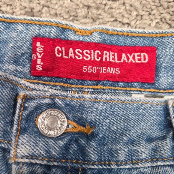 Vintage Y2K Levis 550 Jeans Womens 10 Long Mom High Waisted Tapered 29x32 2003 - Picture 6 of 16